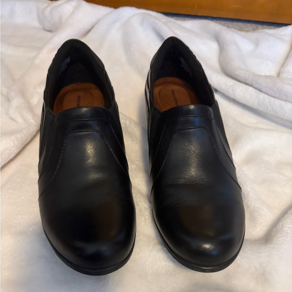 Rockport Women’s Black Leather Shoe/Bootie - Brynn shoe Size 11M